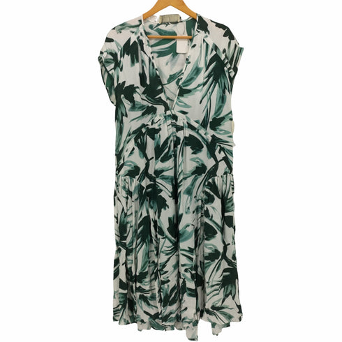 バイマレーヌバーガー BY MALENE BIRGER SUMMERLIE 総柄Vネックノースリーブワンピース レディース DE:32