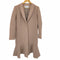 ボーダーズアットバルコニー borders at balcony 21AW RUFFLED HEM COAT ラッフル ヘムコート ショールカラー レディース 38