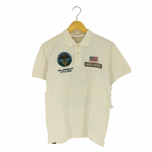 アヴィレックス AVIREX NAVY SEALS POLO ネイビーシールポロシャツ メンズ import:M