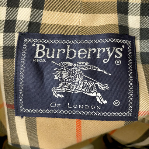 バーバリーズ BURBERRYS 裏地ノヴァチェックステンカラーコート メンズ 40SHORT