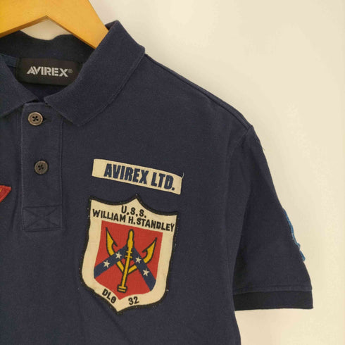 アヴィレックス AVIREX TOP GUN POLO SHIRT トップガンポロシャツ メンズ import:M