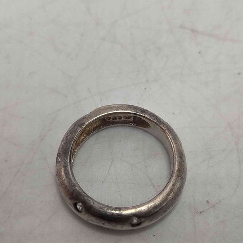 フォリフォリ Folli Follie Silver 925 刻印 SV ドットピンキー シルバー リング レディース 3号