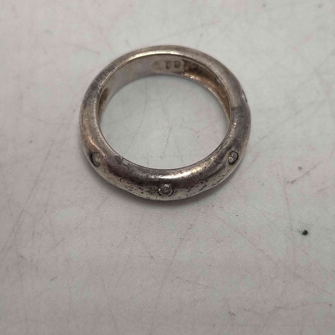 フォリフォリ Folli Follie Silver 925 刻印 SV ドットピンキー シルバー リング レディース 3号