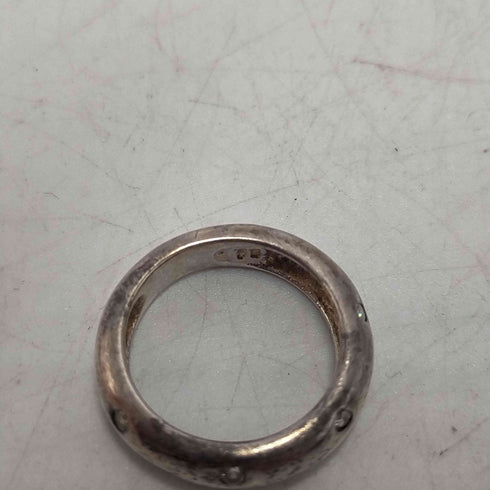 フォリフォリ Folli Follie Silver 925 刻印 SV ドットピンキー シルバー リング レディース 3号