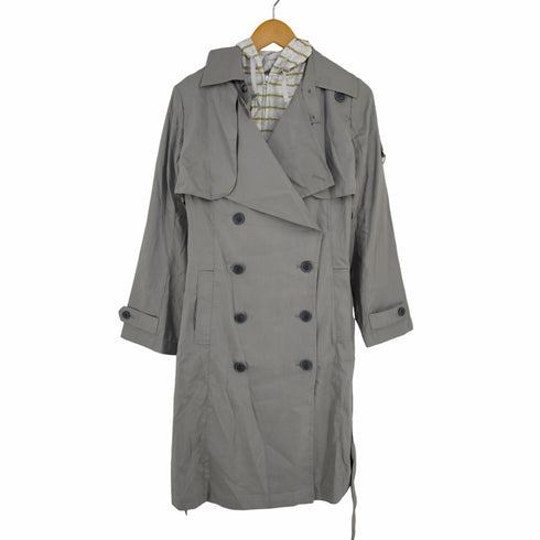 センソユニコ SENSOUNICO トレンチコート ラメボーダーパーカーライナー付き レディース JPN:38