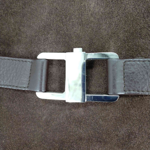 BORSETTA レザーコンビ スエード2WAYバッグ レディース