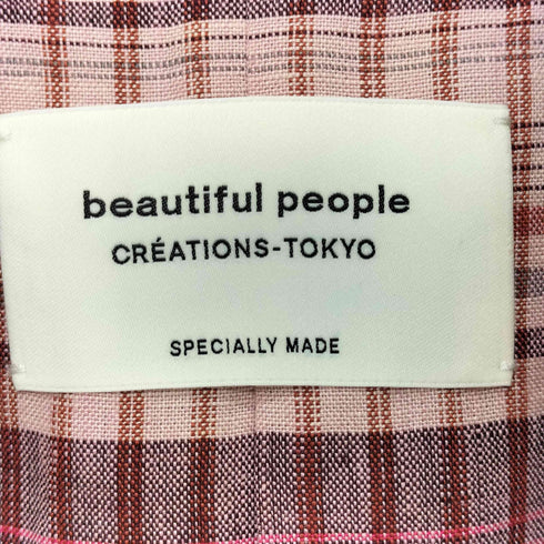 ビューティフルピープル beautiful people 19SS ultimate linen マキシロングトレンチコート スプリングコート ロング ベルト付き レディース 140