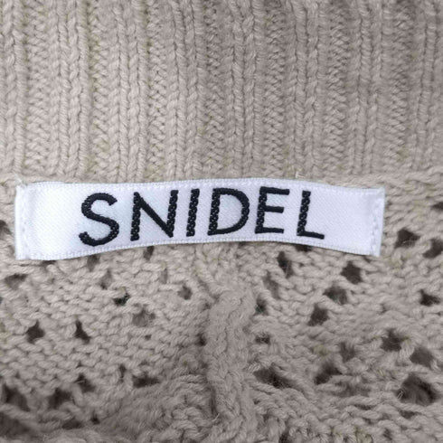スナイデル snidel クロシェボレロカーディガン レディース ONE SIZE