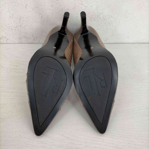 ローレンラルフローレン LAUREN RALPH LAUREN パンプス ハイヒール ポインテッドトゥ パイソンレザー エナメル レディース US:6B 6B