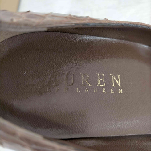ローレンラルフローレン LAUREN RALPH LAUREN パンプス ハイヒール ポインテッドトゥ パイソンレザー エナメル レディース US:6B 6B