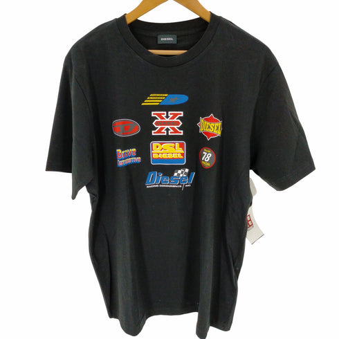 ディーゼル DIESEL プリントクルーネックTシャツ メンズ JPN:L