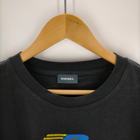 ディーゼル DIESEL プリントクルーネックTシャツ メンズ JPN:L