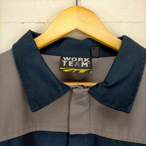 WORK TEAM バイカラー比翼ジップワークジャケット メンズ JPN:XL