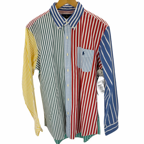 ラルフローレン RALPH LAUREN custom fit クレイジーパターンボタンダウンシャツ メンズ JPN:L