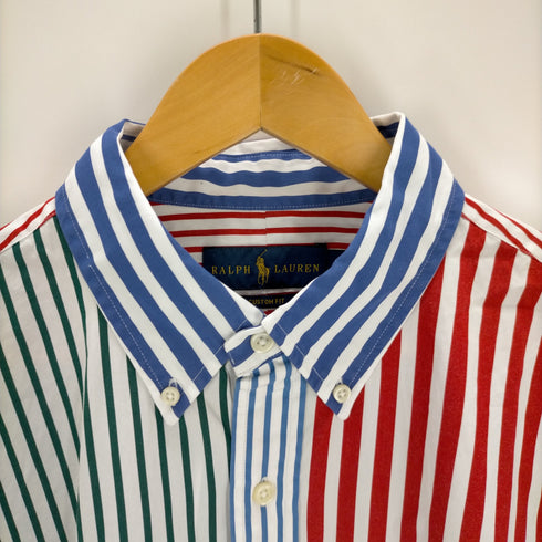 ラルフローレン RALPH LAUREN custom fit クレイジーパターンボタンダウンシャツ メンズ JPN:L