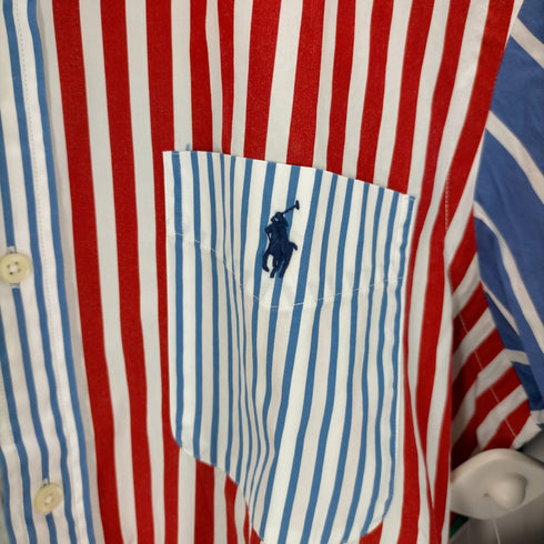 ラルフローレン RALPH LAUREN custom fit クレイジーパターンボタンダウンシャツ メンズ JPN:L