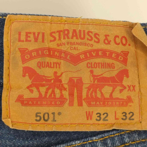 リーバイス Levis メキシコ製 裏4032 501 ボタンフライ デニムパンツ メンズ W:32 L:32