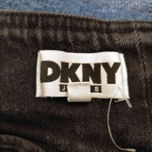 ダナキャランニューヨーク DKNY 香港製 90S フロントジップデニムスカート レディース 2