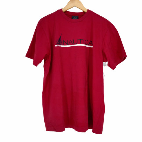 ノーティカ NAUTICA ロゴプリント半袖Tシャツ メンズ JPN:M