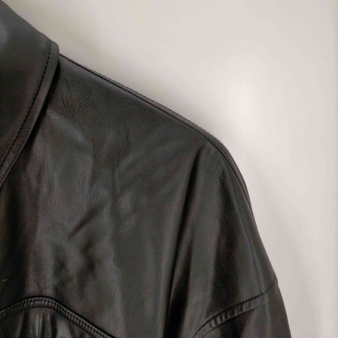 エイソス asos エコレザーシャツワンピース レディース US:4