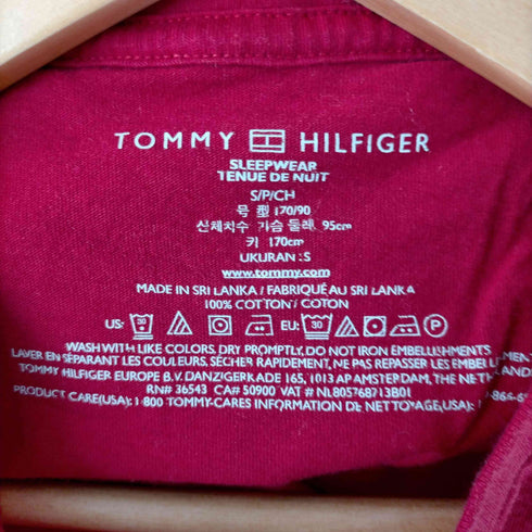 トミーヒルフィガー TOMMY HILFIGER ロゴプリント半袖Tシャツ メンズ JPN:S