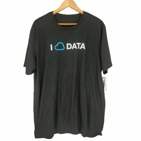 企業ロゴ プリント半袖Tシャツ メンズ