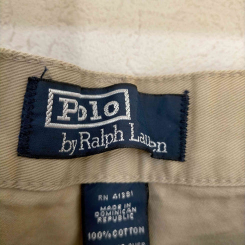 ポロバイラルフローレン Polo by RALPH LAUREN 2タック オールドタグ ハーフチノ メンズ