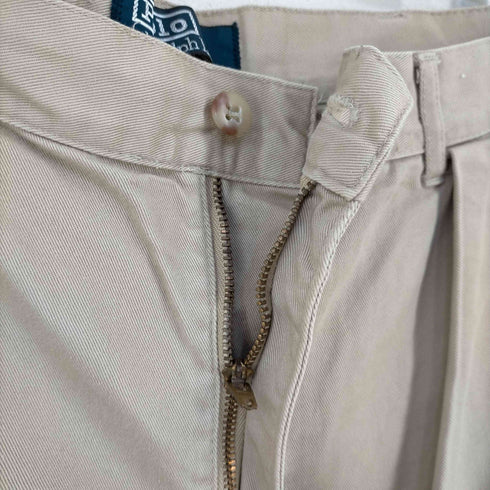 ポロバイラルフローレン Polo by RALPH LAUREN 2タック オールドタグ ハーフチノ メンズ