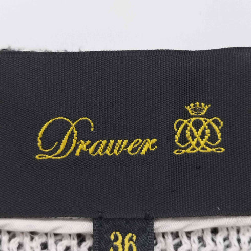 ドゥロワー Drawer ウエストドローストリング切替ニットワンピース レディース JPN:36