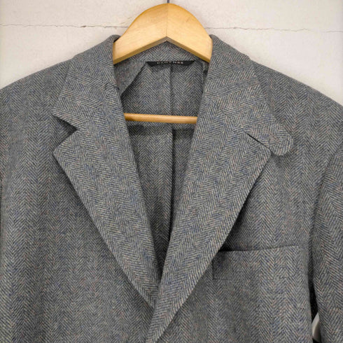 ボットーリ BOTTOLI MADE IN ITALY ウールヘリンボーンテーラードジャケット メンズ JPN:52