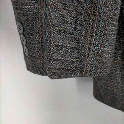 Hollywood clothes チェック柄ツイード テーラードジャケット メンズ s42