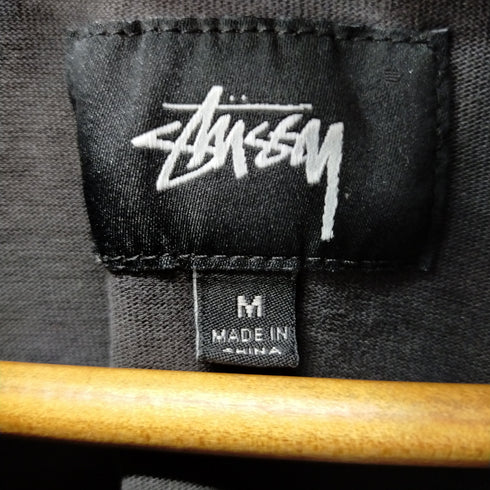 ステューシー Stussy STOCK LOGO L/S TEE ブリーチ ダメージ メンズ JPN:M