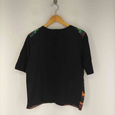 ポールスミス Paul Smith 異素材切替花柄 S/S Tシャツ レディース import:M