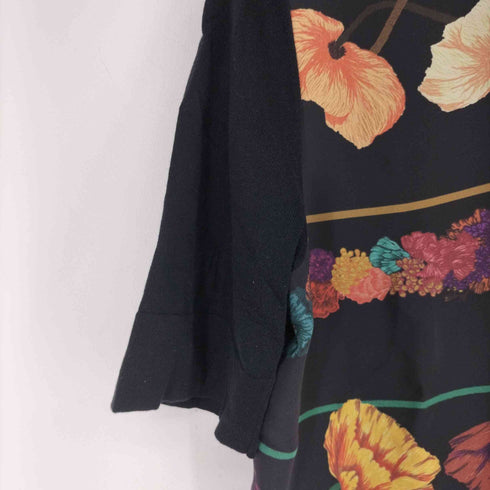 ポールスミス Paul Smith 異素材切替花柄 S/S Tシャツ レディース import:M