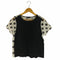 ポールスミスブラック Paul Smith BLACK ドット柄メッシュ切替 S/S Tシャツ レディース import:M