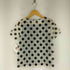 ポールスミスブラック Paul Smith BLACK ドット柄メッシュ切替 S/S Tシャツ レディース import:M