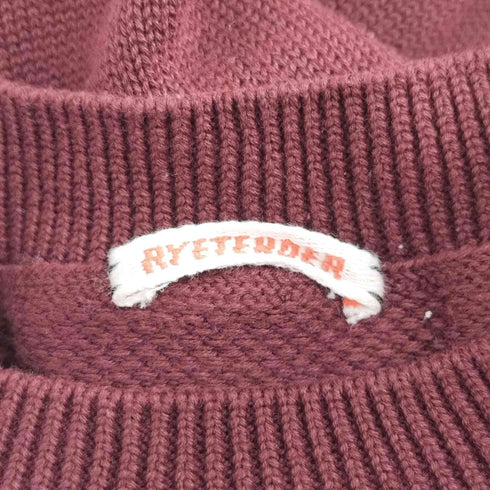 ライテンダー RYE TENDER 043 BORDEAUX クルーネックニット メンズ JPN:1