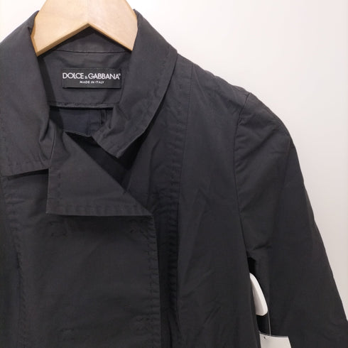 ドルチェアンドガッバーナ DOLCE&GABBANA ダブルブレスト フレア ステンカラーコート レディース JPN:36