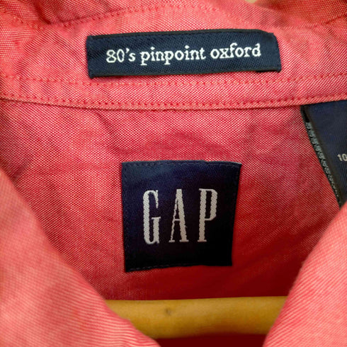 ギャップ Gap 00s 80s pinpoint oxford ボタンダウンL/Sシャツ メンズ import:XL