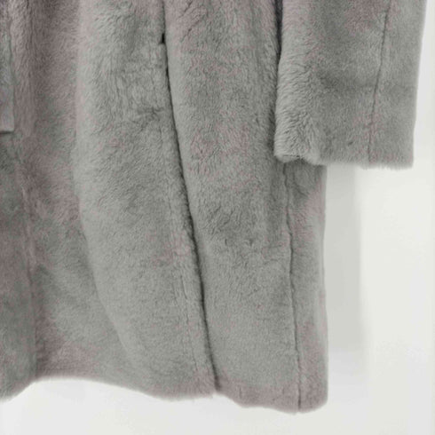 KB FUR ラムレザーノーカラーファーコート レディース JPN:7号