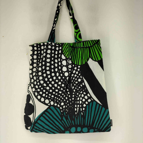 マリメッコ marimekko 総柄コットントートバッグ レディース