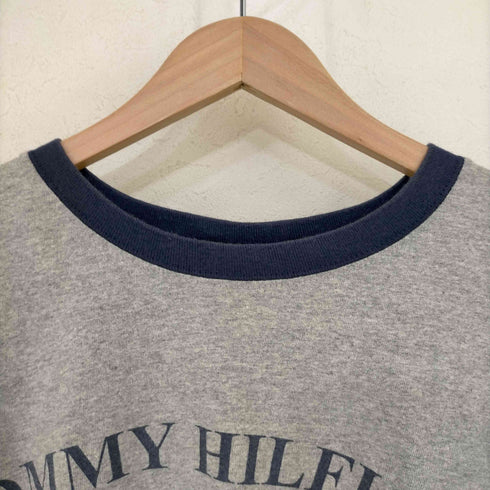 トミーヒルフィガー TOMMY HILFIGER MADE IN USA ロゴ三段プリント 霜降りTシャツ INTERNATIONAL GAME メンズ import:XXL