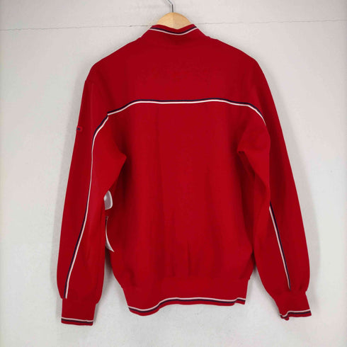 アディダス adidas 70s- オリジナルロゴ刺繍ハイネックブルゾンジャケット メンズ