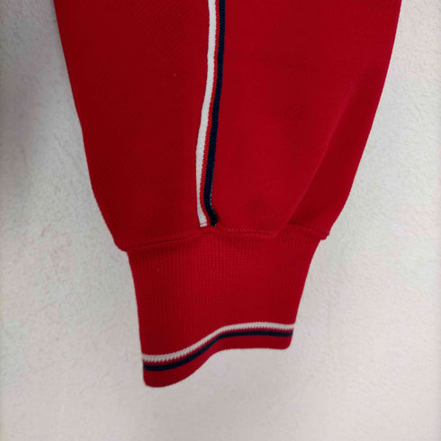 アディダス adidas 70s- オリジナルロゴ刺繍ハイネックブルゾンジャケット メンズ