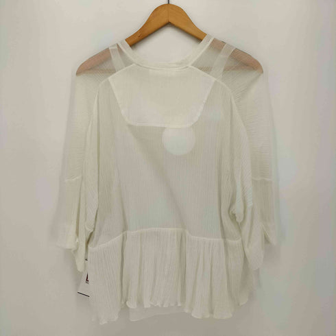 クロエ Chloe シフォンギャザーブラウス プルオーバー レディース JPN:34