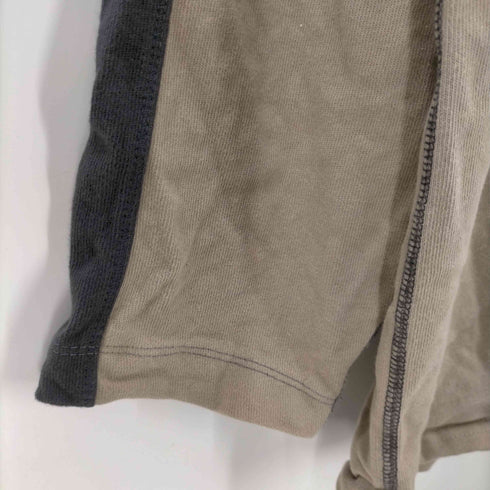 コロンビア Columbia ライン コットン クルーネック 長袖Tシャツ メンズ import:L