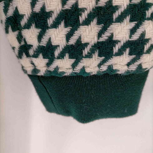タラジャーモン TARA JARMON 千鳥柄 ジップ ロングコート レディース 36