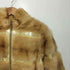 バーガークリステンセン BIRGER CHRISTENSEN セーブルファージャケット ジップアップ 羊革 ラムレザー切替ジャケット レディース