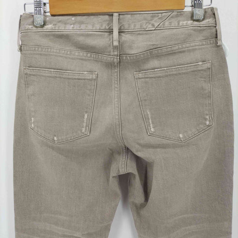 アッパーハイツ upper hights THE LADY ダメージ加工 ストレッチ スリム ボーイフレンド テーパード デニム パンツ レディース US:24