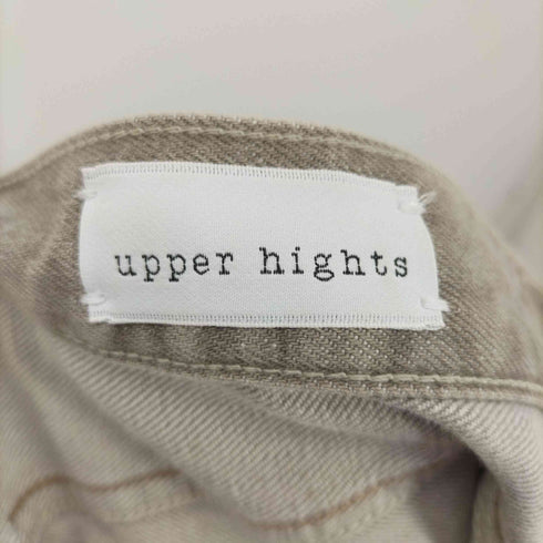 アッパーハイツ upper hights THE LADY ダメージ加工 ストレッチ スリム ボーイフレンド テーパード デニム パンツ レディース US:24